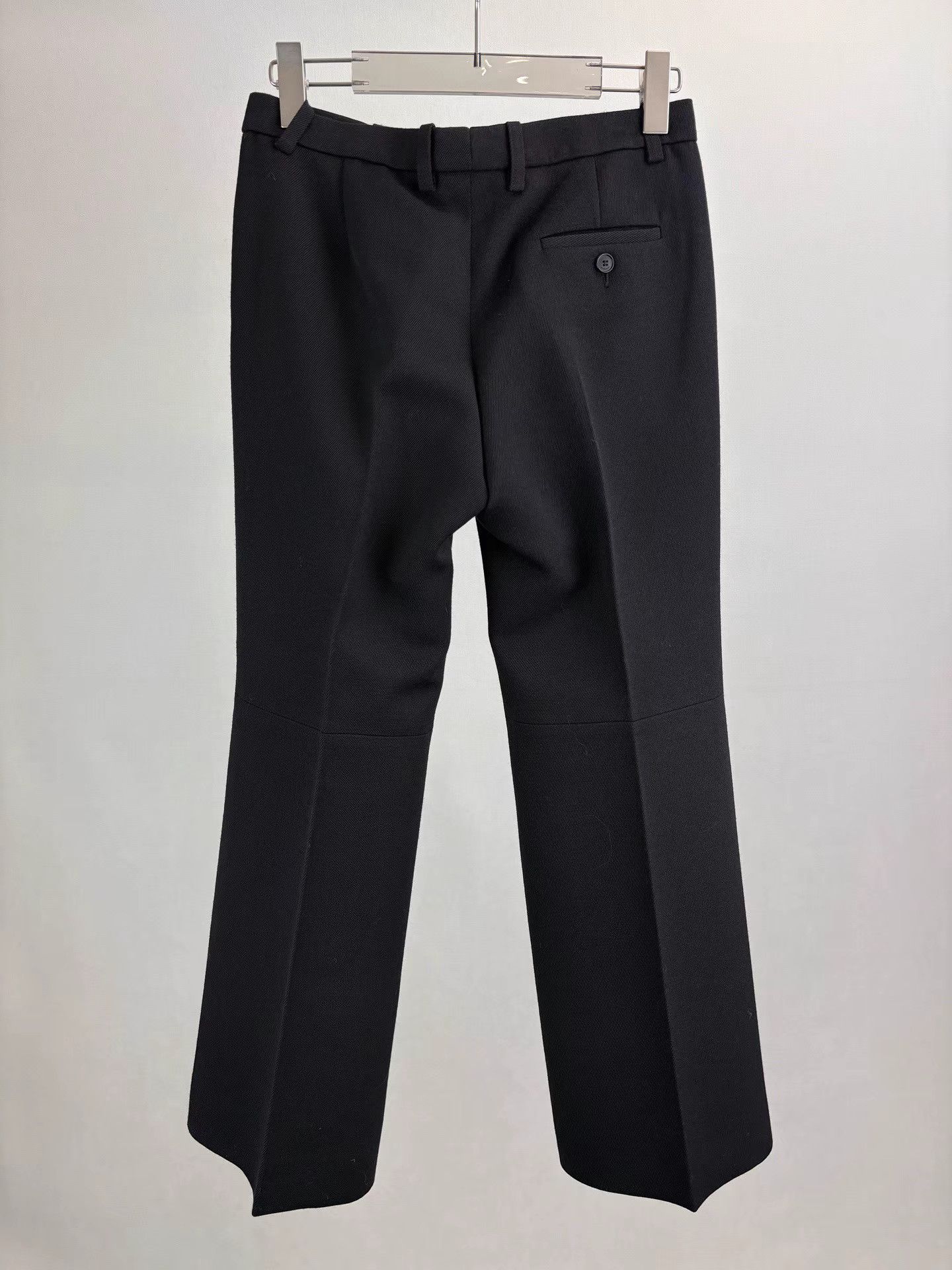 Givenchy GIVENCHY Black Wool Trousers Size US 34 / EU 50 - 2 Thumbnail