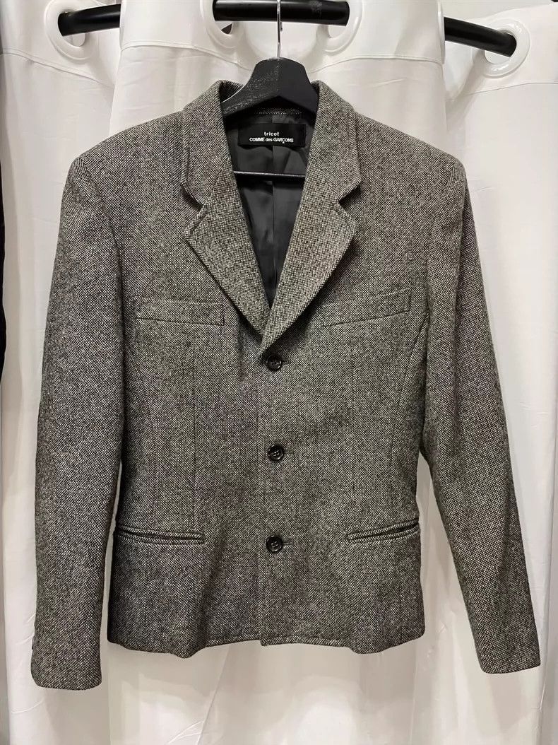 Comme des Garçons Gray Wool Blazer-2505