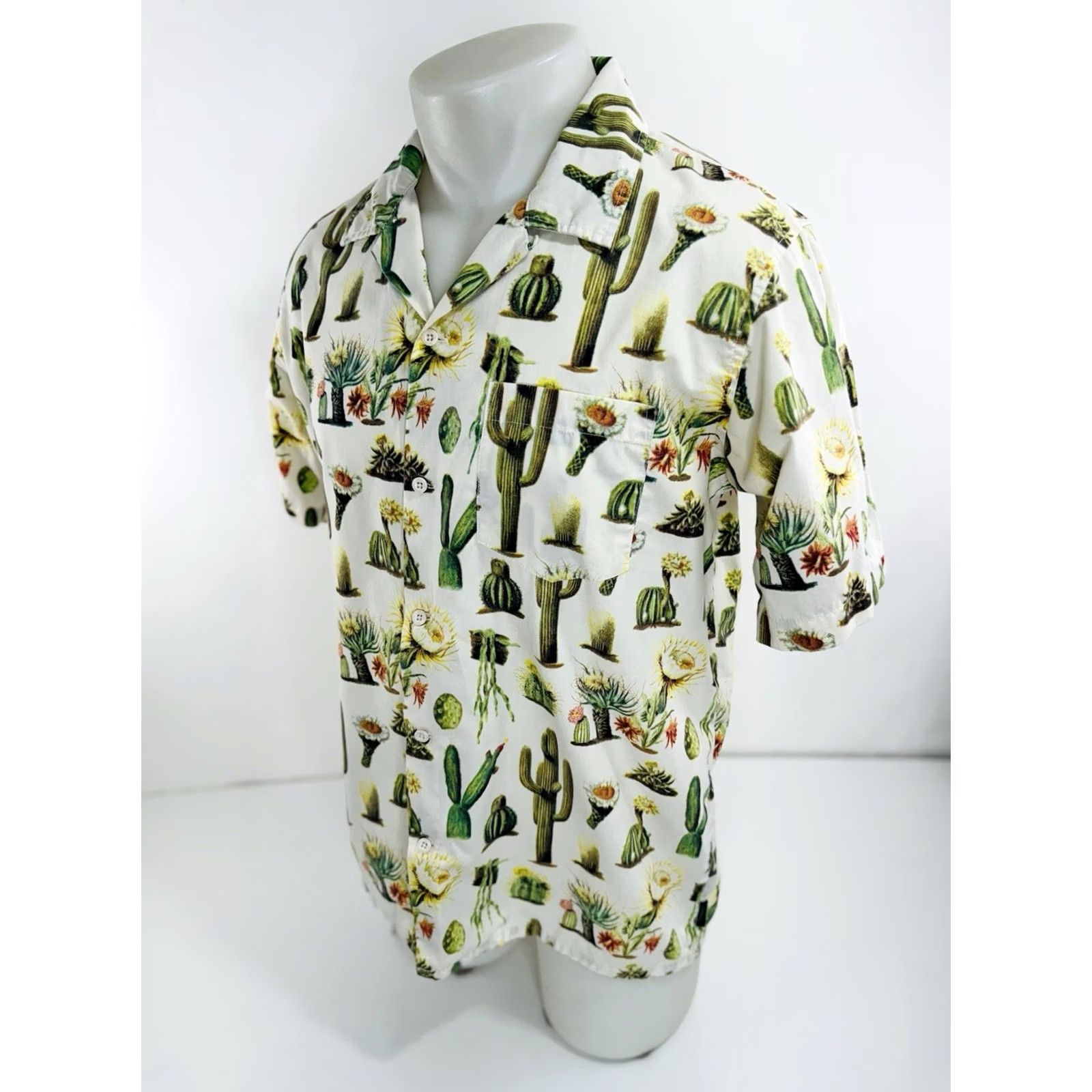 Brixton BRIXTON Cactus Desert Western Southwestern Mens M Shirt Multicolor EXCELLENT Size US M / EU 48-50 / 2 - 3 Thumbnail