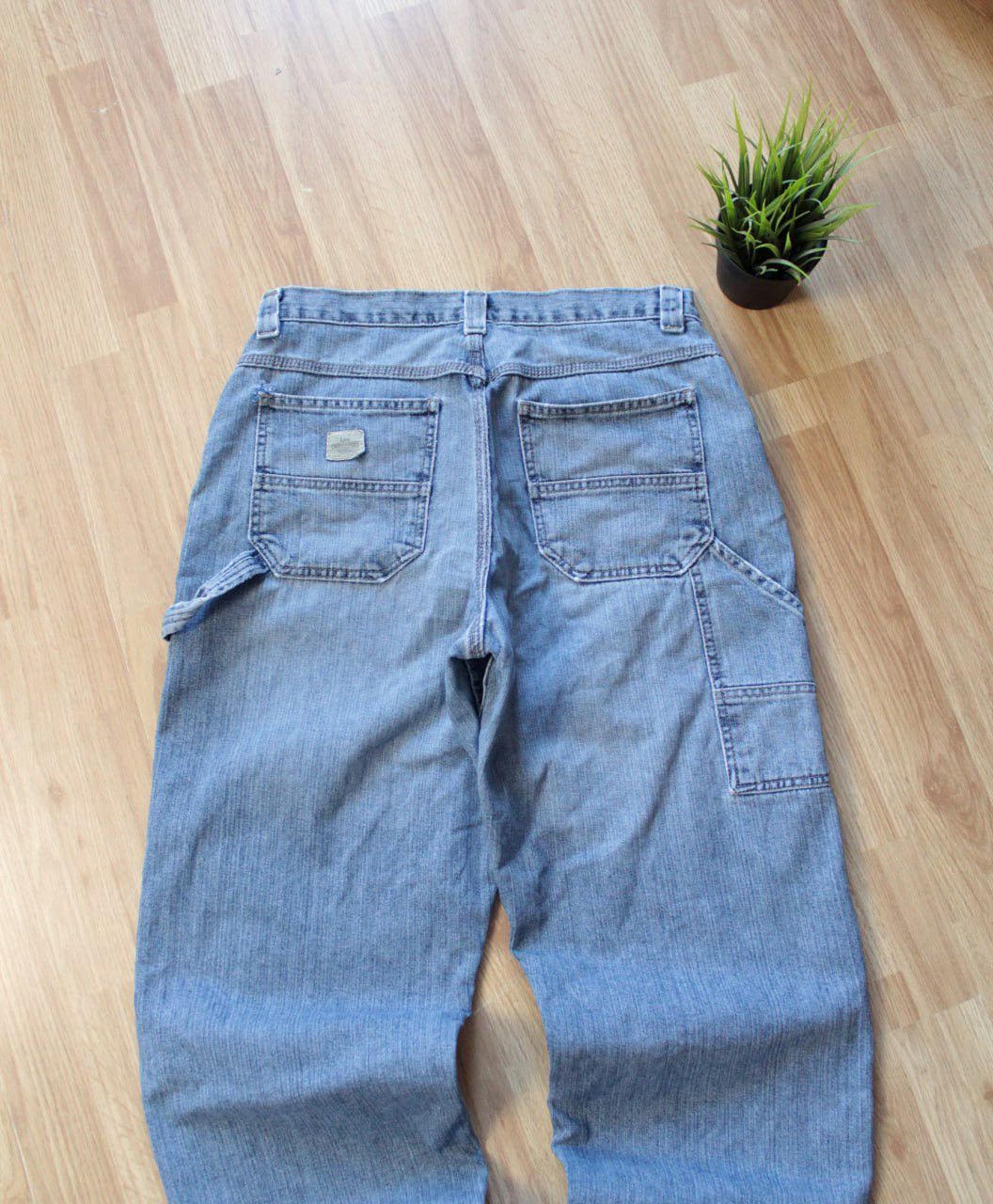 Japanese Brand × Vintage 🔥 VINTAGE DENIM CARPENTER DETROIT CHORE JEANS LEE DUNGAREES Size US 32 / EU 48 - 2 Thumbnail