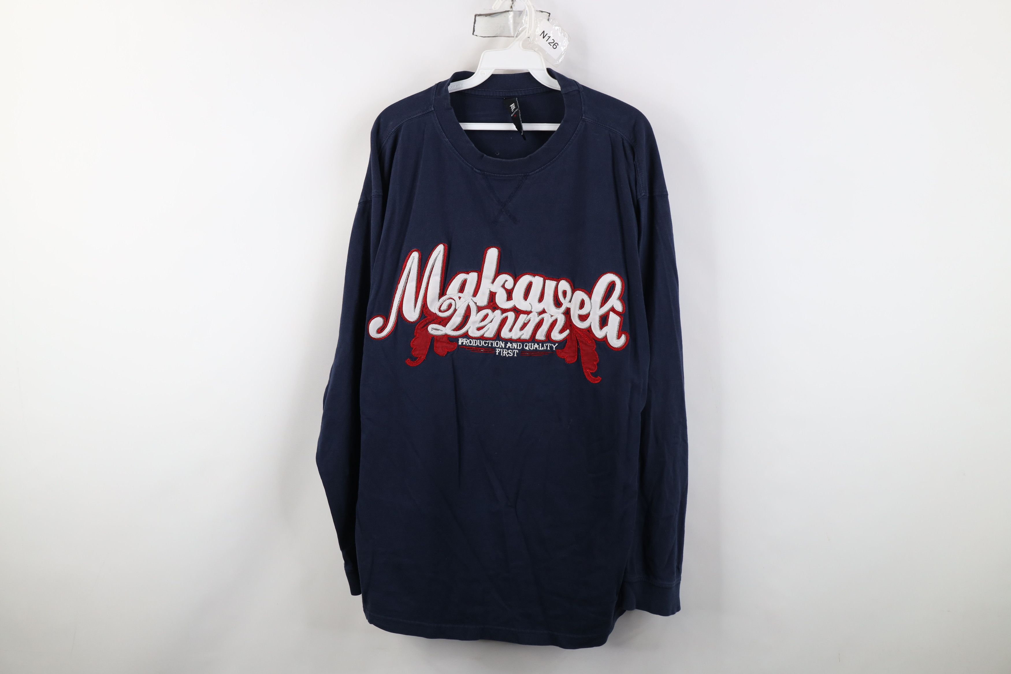 Vintage Vintage 90s Y2k Makaveli 2 Pac Hip Hop Long Sleeve T-Shirt Size US L / EU 52-54 / 3 - 1 Thumbnail