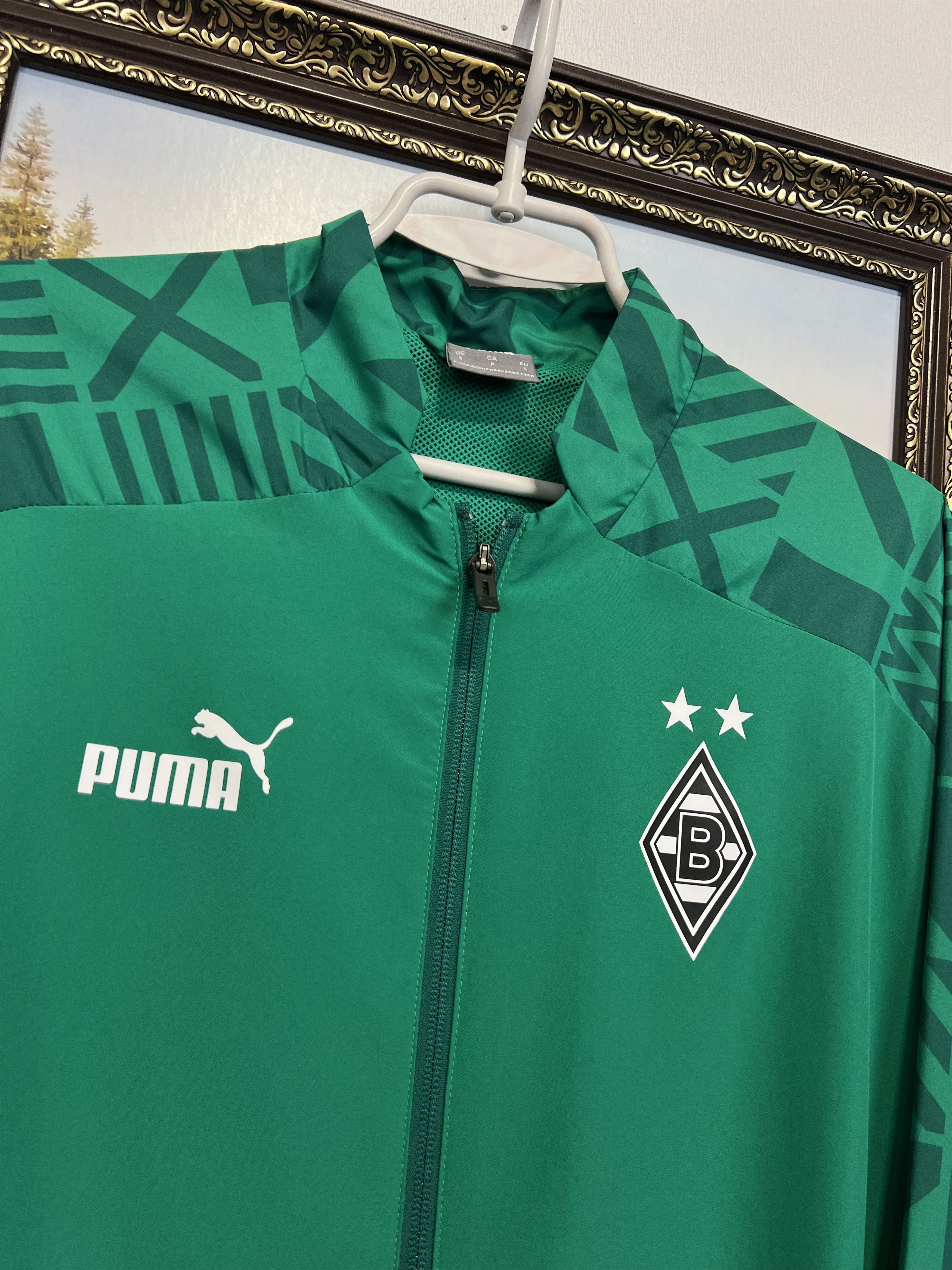 Puma Puma Monchengladbach Football Jacket Soccer Track Top Zip Size US S / EU 44-46 / 1 - 3 Thumbnail