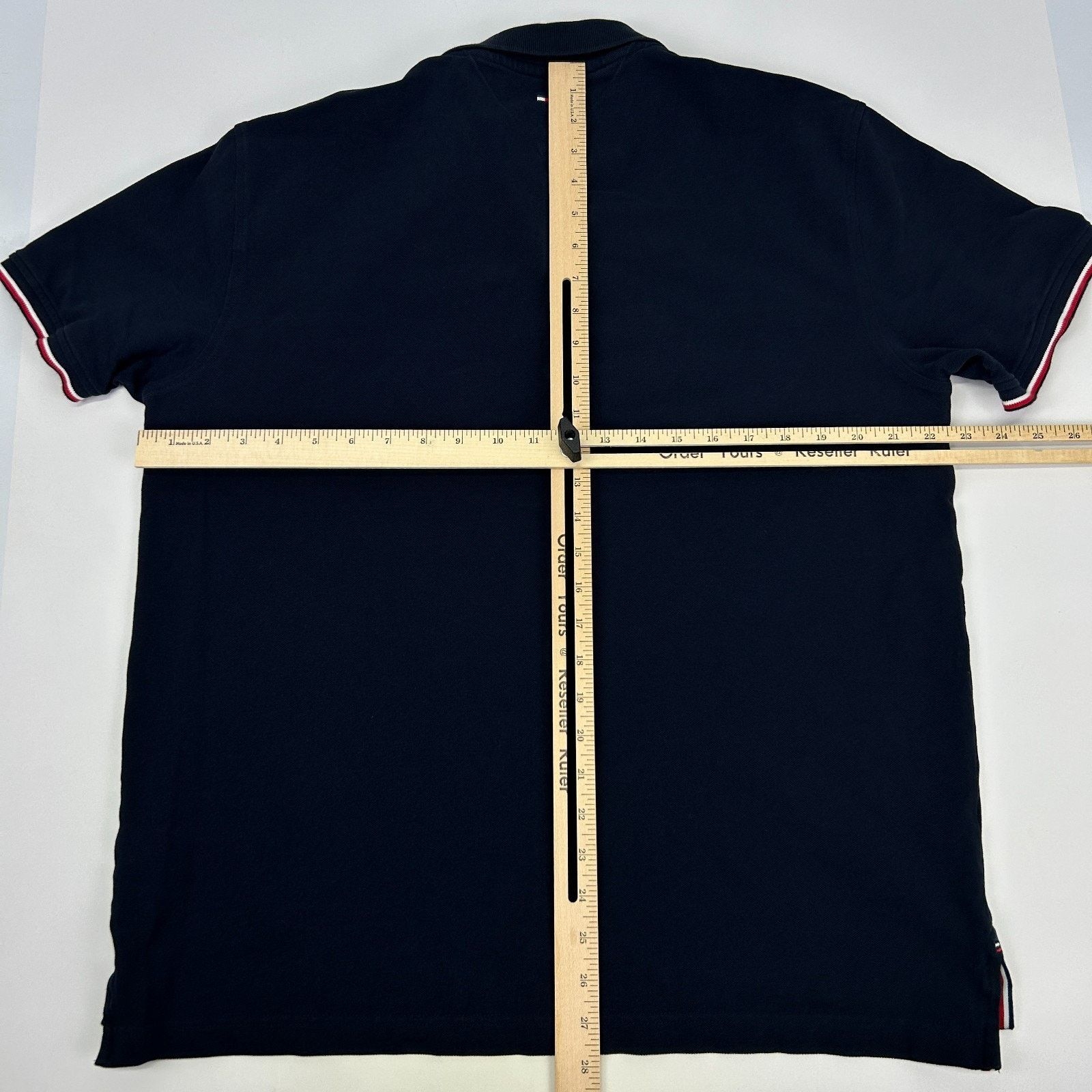 Tommy Hilfiger Tommy Hilfiger Polo Shirt Blue Colorblock XL X-Large Size US XL / EU 56 / 4 - 9 Thumbnail