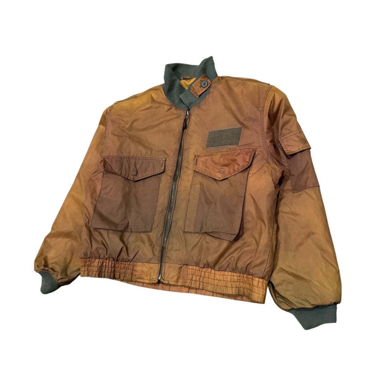 Vintage Vintage Japanese Iridescent Flight Jacket - "Sun-Faded" Size US L / EU 52-54 / 3 - 2 Thumbnail