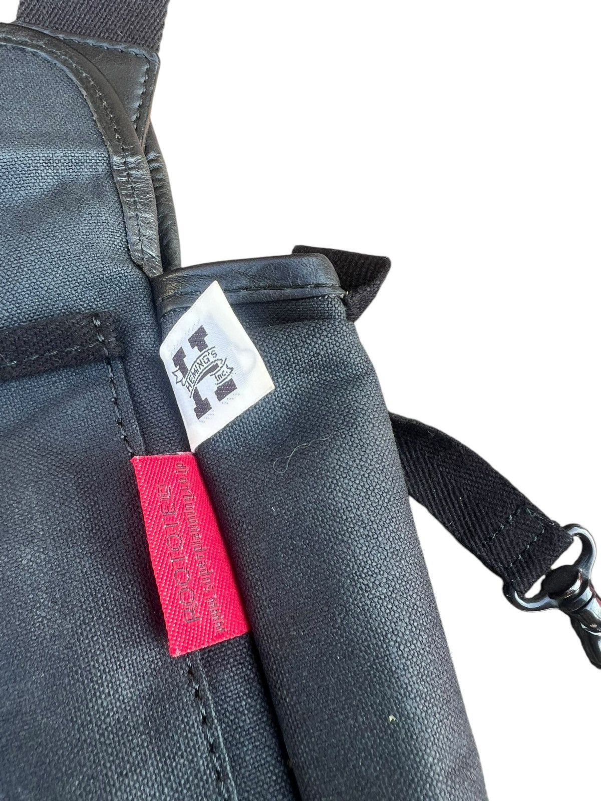 Vintage Vintage Heming’s Inc. X Rootote Japan Fade Black Canvas Bag Size ONE SIZE - 23 Thumbnail