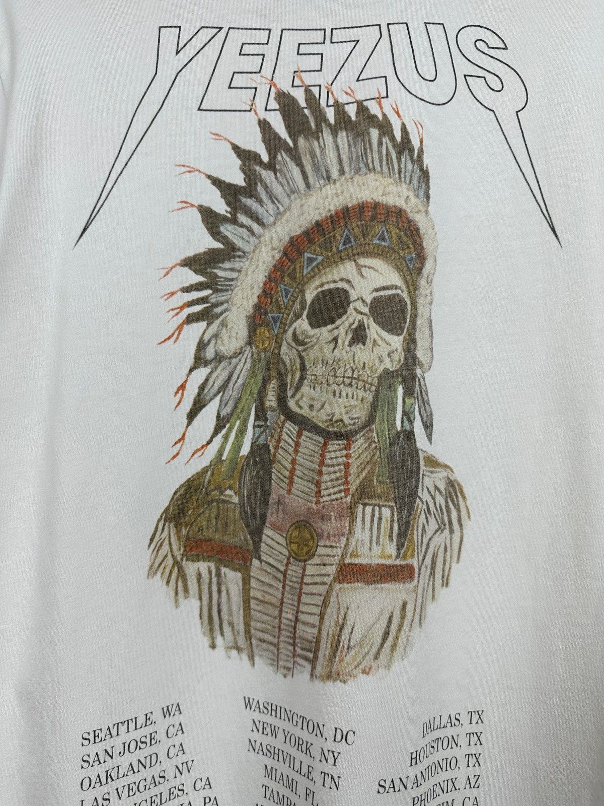 Band Tees 2013 Yeezus Kanye West Tour T-Shirt Size US L / EU 52-54 / 3 - 11 Thumbnail