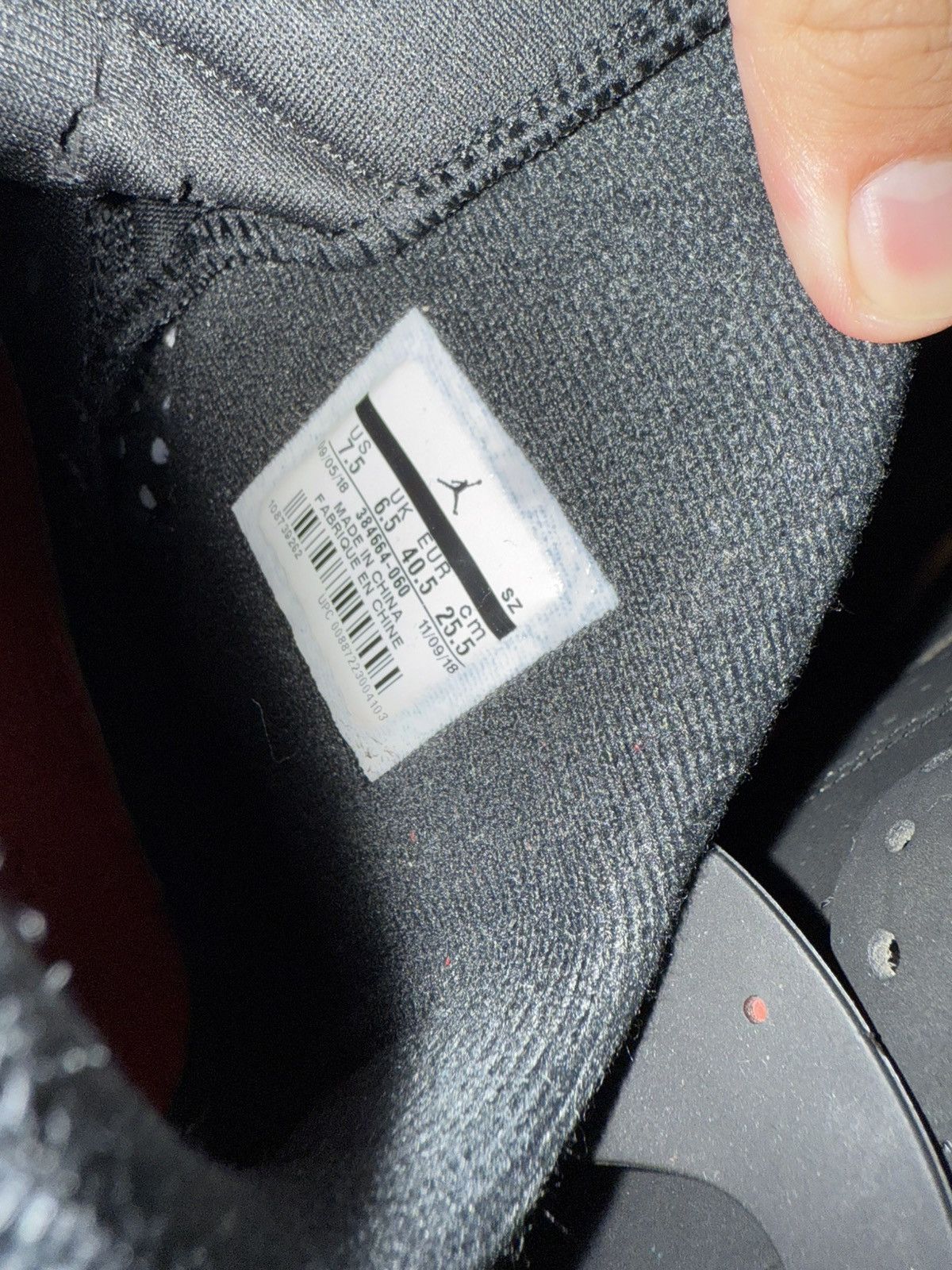 Jordan Brand Air Jordan 6 Retro ‘Infared’ 2019 Size US 7.5 / EU 40-41 - 3 Thumbnail