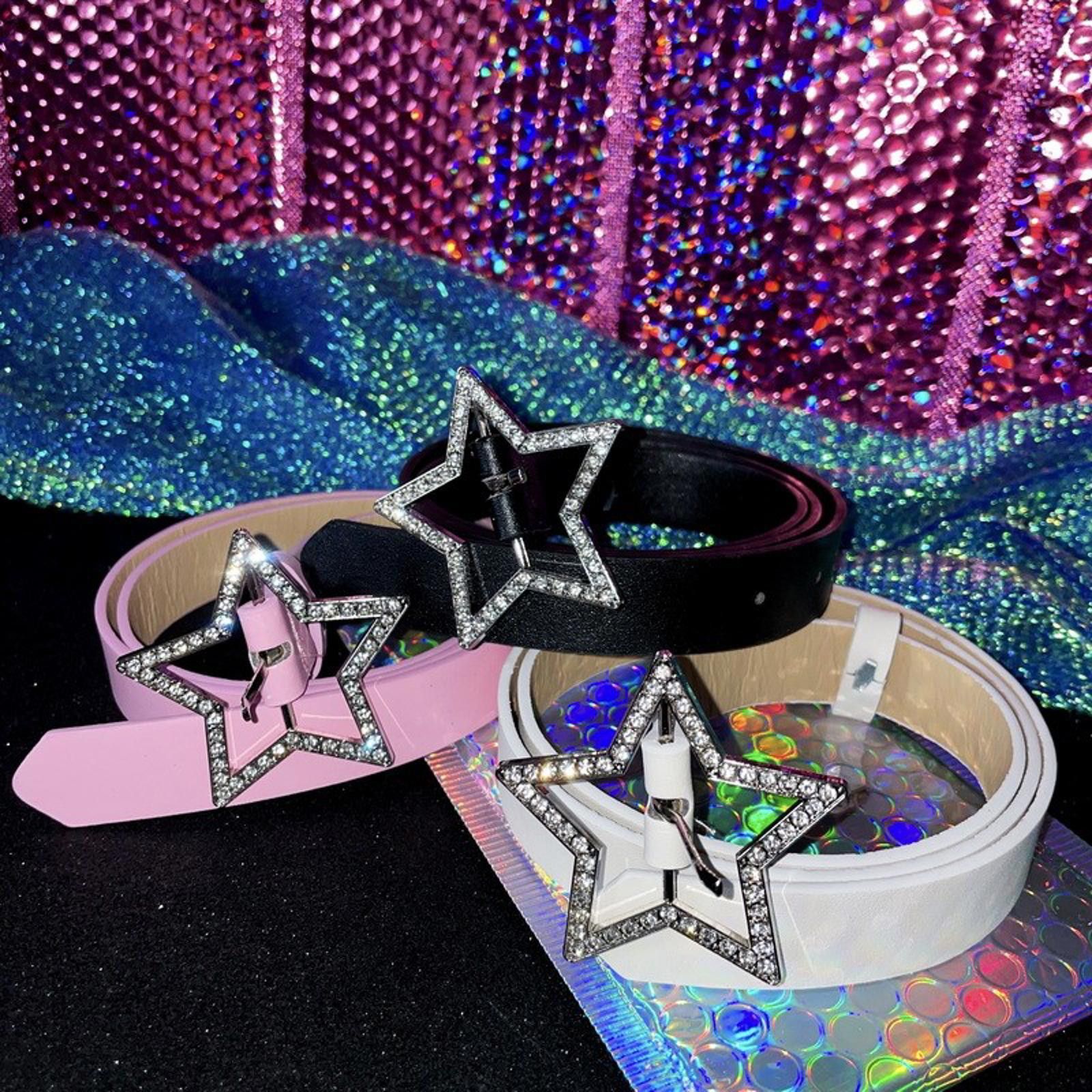 The Unbranded Brand Millennium Spicy Girl Y2K Star Belt Niche Size ONE SIZE - 2 Thumbnail