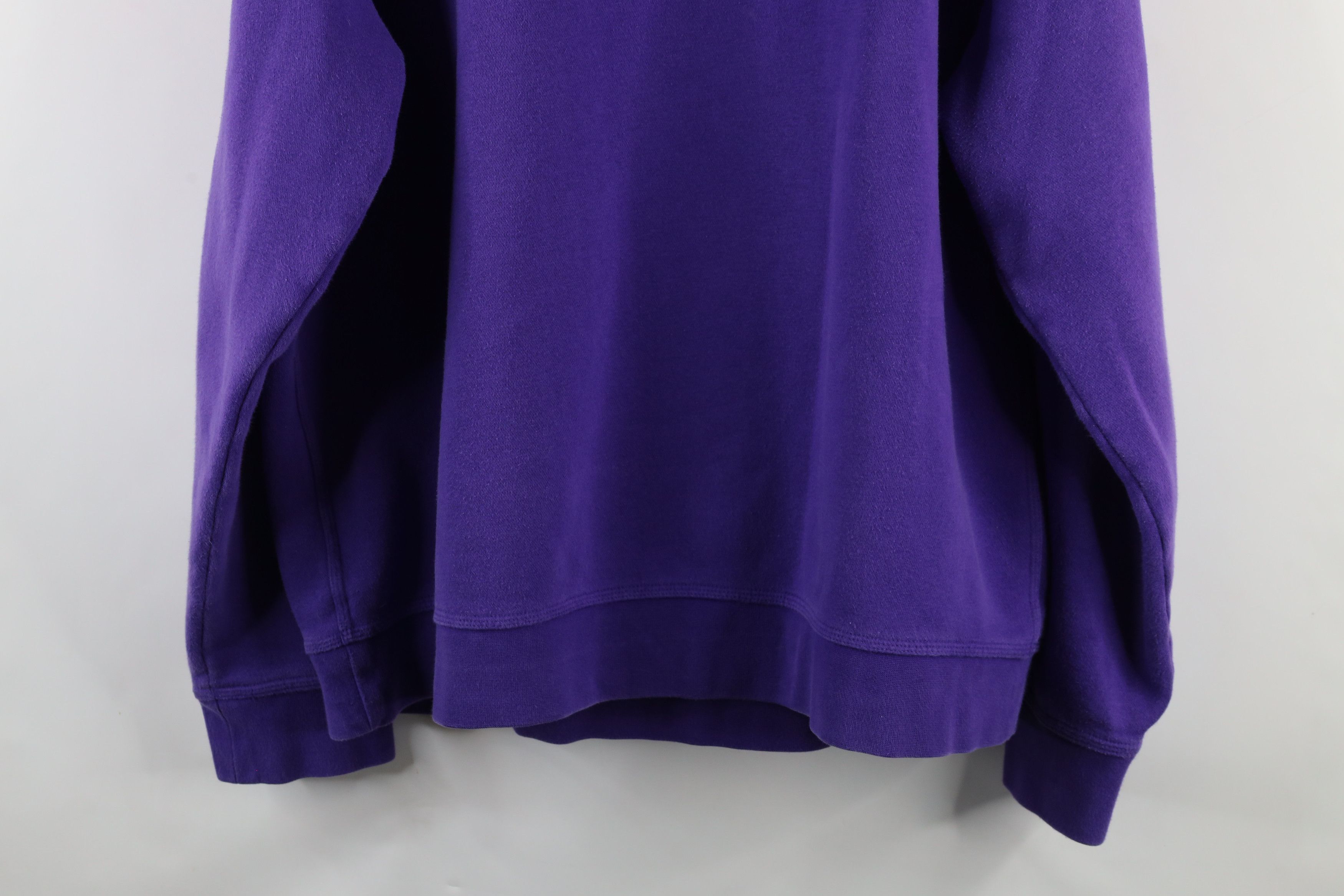 Nike × Vintage Vintage Nike College Football Hoodie Sweatshirt Purple Size US XXL / EU 58 / 5 - 14 Thumbnail