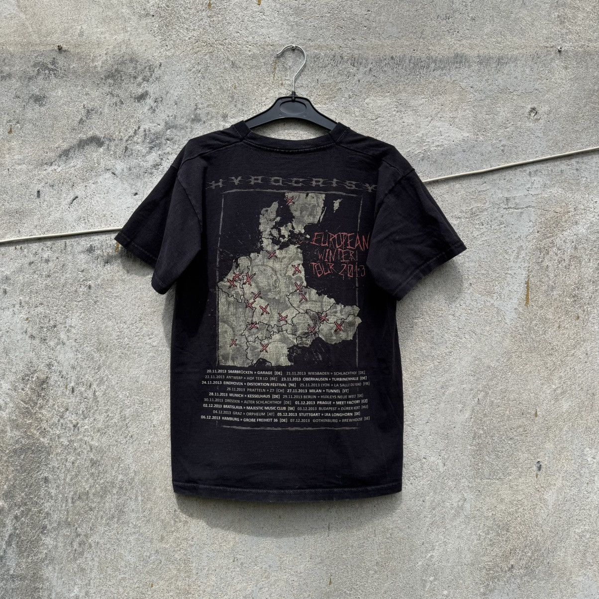 Band Tees 2013 Hypocrisy End of Disclosure EU Tour Tee Death Metal Size US S / EU 44-46 / 1 - 9 Thumbnail