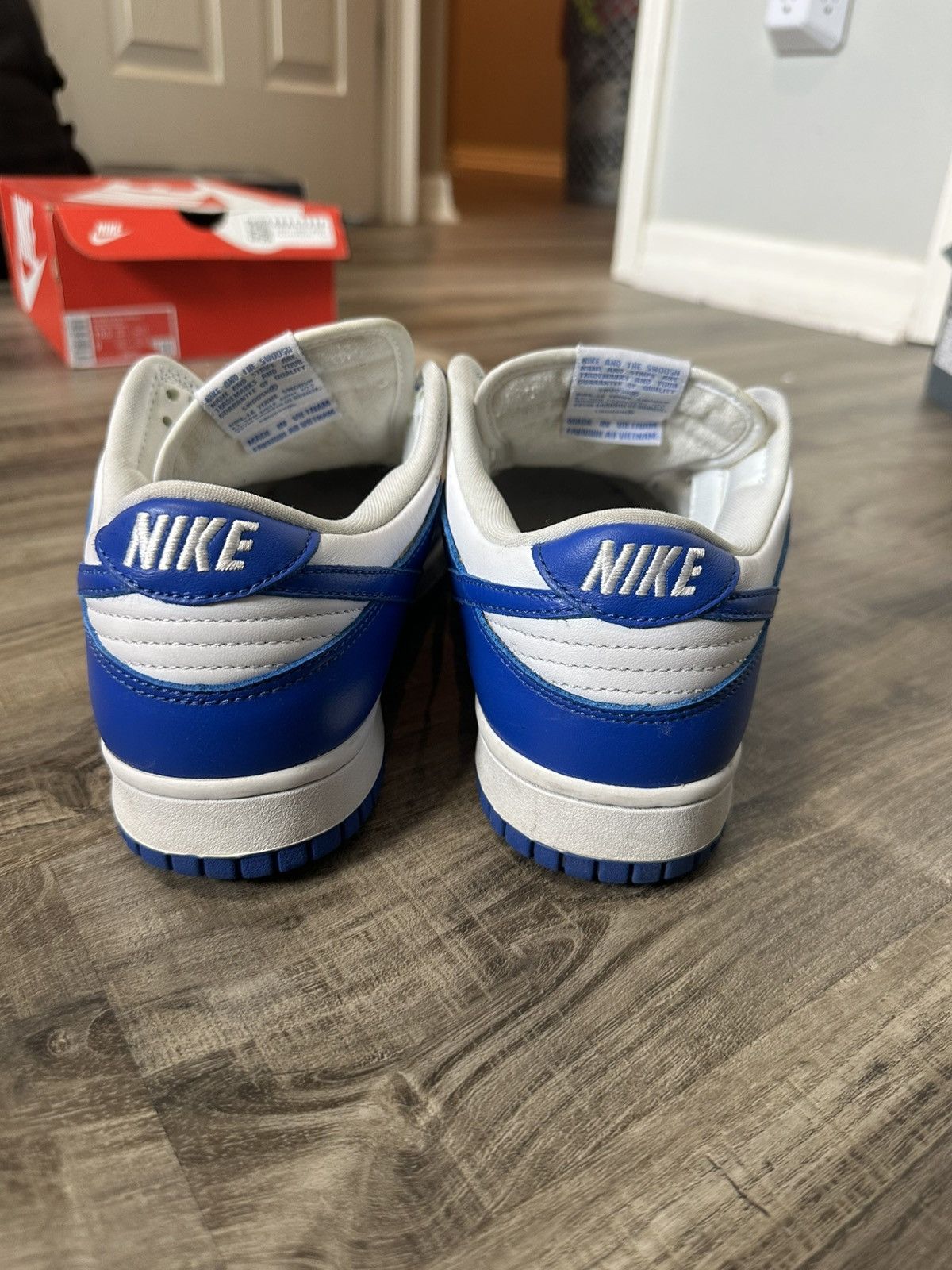 Nike Kentucky Blue Nike Dunk Low Size US 9 / EU 42 - 4 Thumbnail