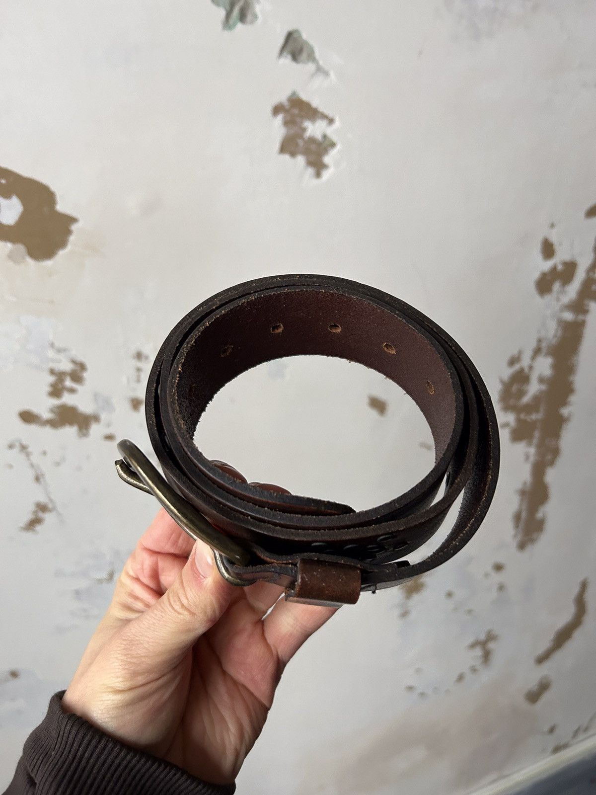 Other AVANT-GARDE GOTHIC LEATHER BELT RICK OWENS STYLE Size ONE SIZE - 3 Thumbnail