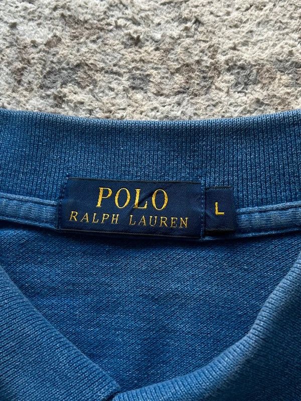 Polo Ralph Lauren Polo Ralph Lauren Sz L Polo Shirt Blue Small Pony Size US L / EU 52-54 / 3 - 7 Thumbnail