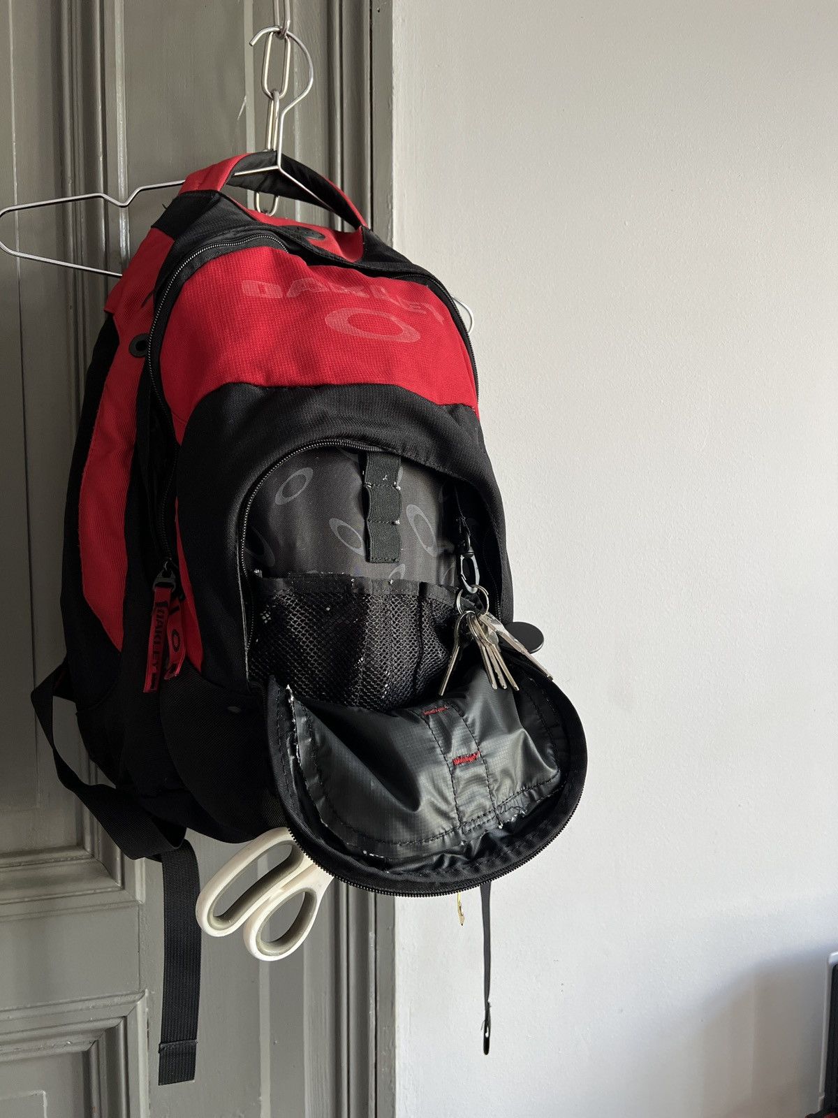 Oakley Oakley Vintage Red Backpack Gorpcore Backpack Size ONE SIZE - 7 Thumbnail