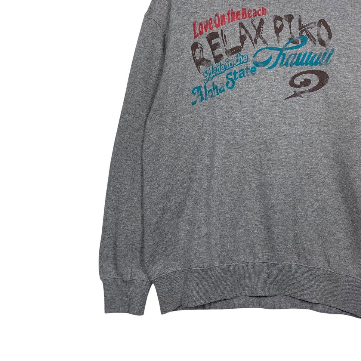 Japanese Brand Piko Hawaiian Surf Crewneck Sweatshirt Size US M / EU 48-50 / 2 - 3 Thumbnail