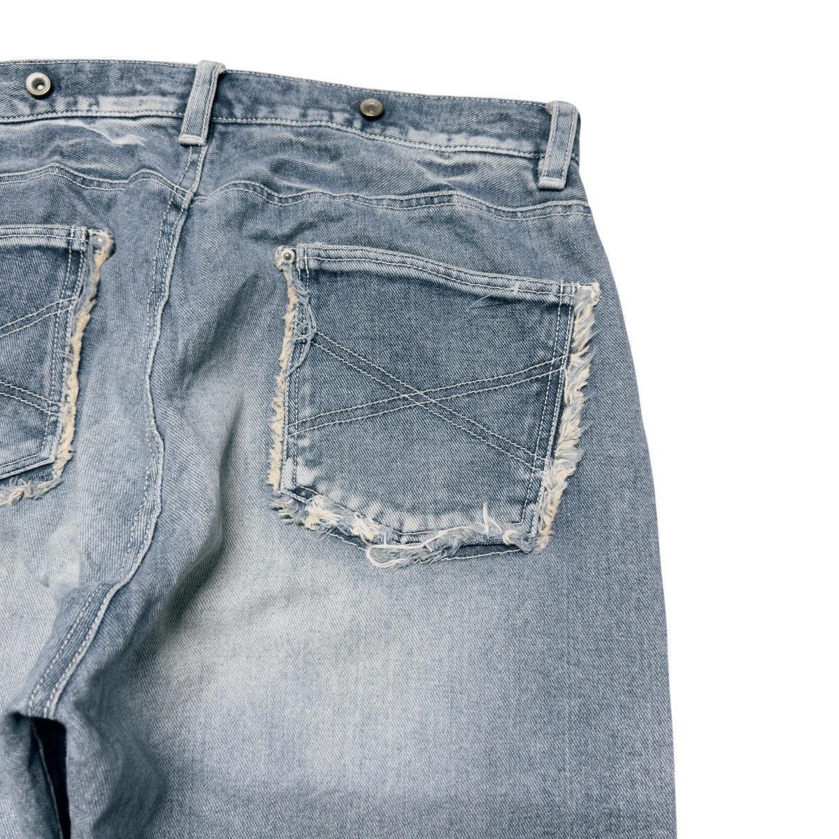 Maximilian Davis Mximillian Distressed Denim Jeans Size US 33 - 12 Thumbnail