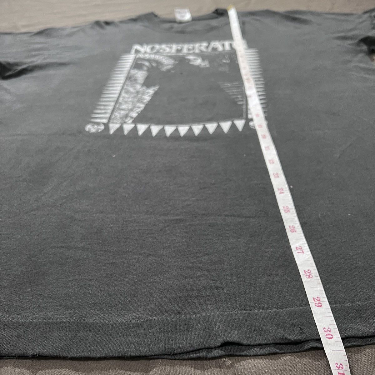 Vintage Vintage 90s Nosferatu Dracula Vampire Horror Faded Thrashed Size US XL / EU 56 / 4 - 16 Thumbnail