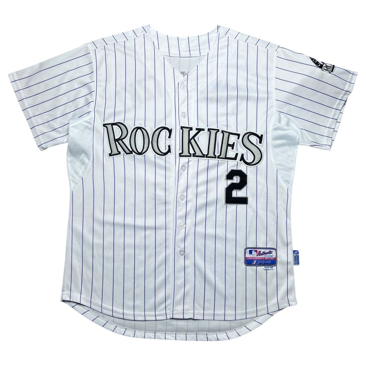 Majestic MLB Colorado Rockies Troy Tulowitzki Majestic Men’s Jersey Size US XL / EU 56 / 4 - 1 Thumbnail