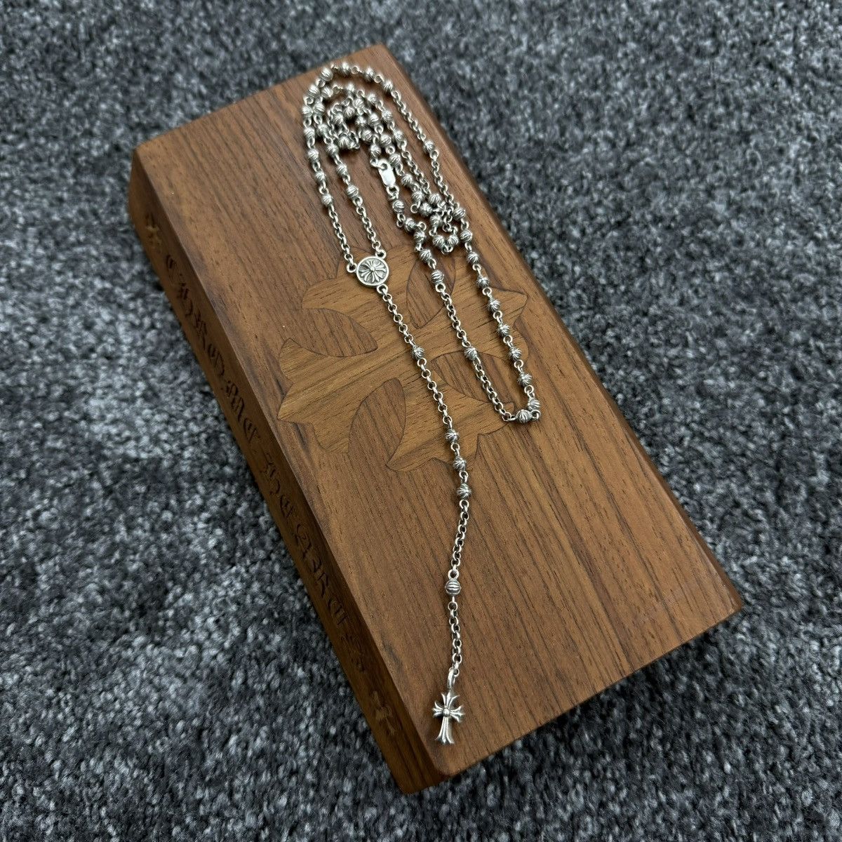 Chrome Hearts Chrome Hearts Rosary Babyfat Necklace Size ONE SIZE - 1 Thumbnail