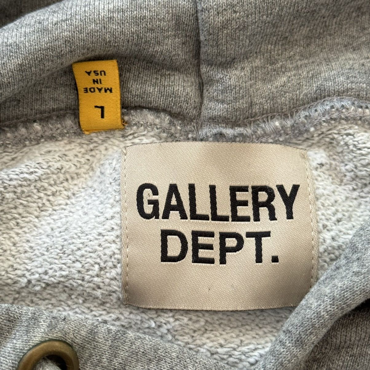 Gallery Dept. Gallery Dept Logo Hoodie Grey Size US L / EU 52-54 / 3 - 6 Thumbnail