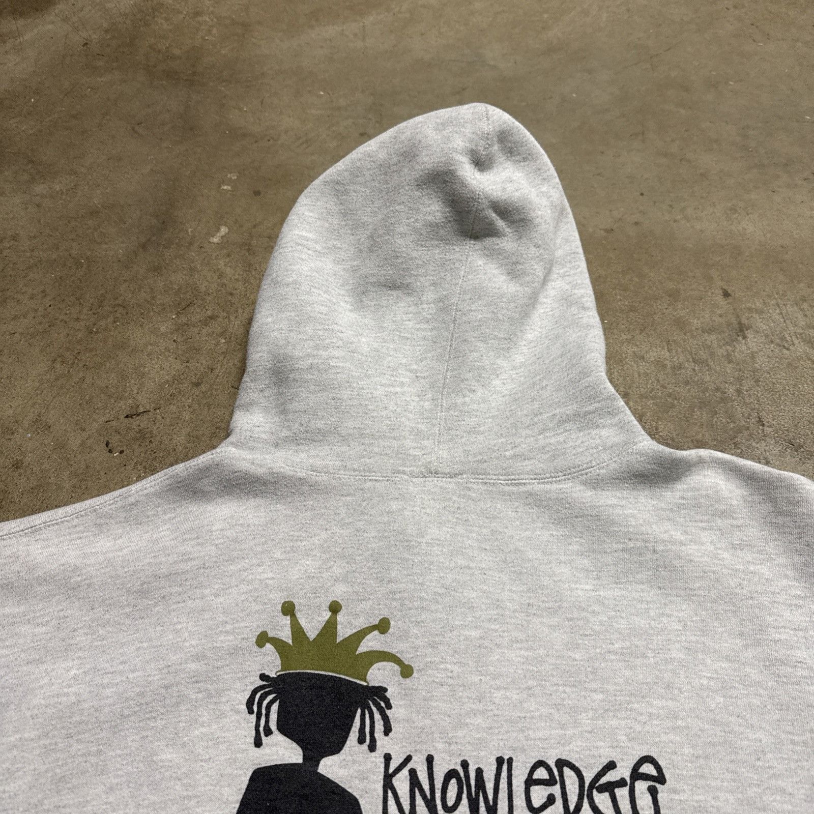 Stussy Vintage Stussy Hoodie Mens XL Gray 80s Skate RARE Knowledge Size US XL / EU 56 / 4 - 4 Thumbnail