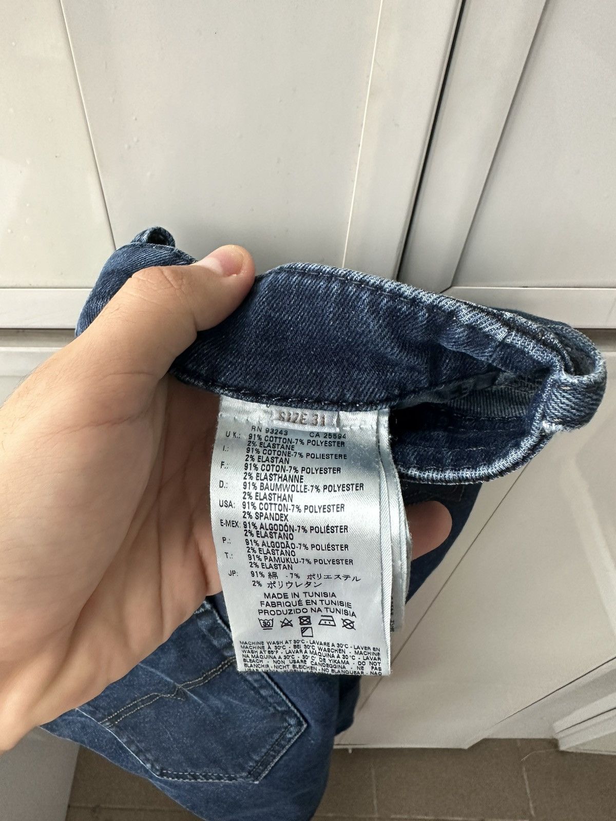 Diesel Vintage Diesel x Edu Denim Jeans Y2K Size US 31 - 17 Thumbnail