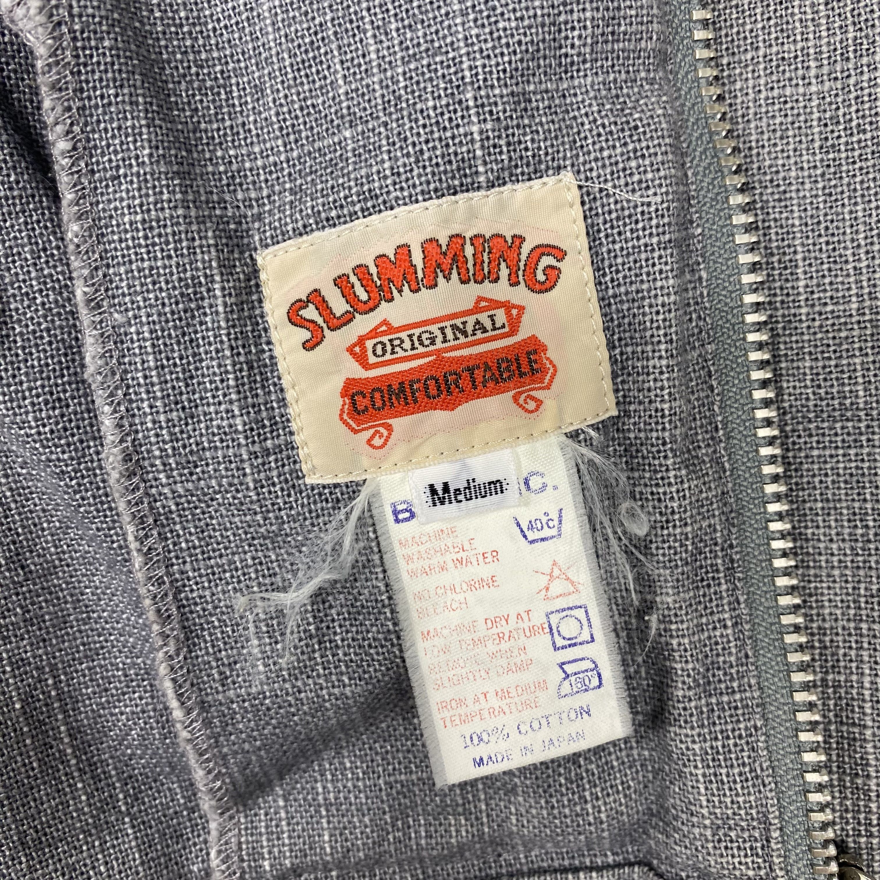 Japanese Brand 💥 SLUMMING JAPAN CHAMBRAY BLOUSON JACKET Size US M / EU 48-50 / 2 - 9 Thumbnail