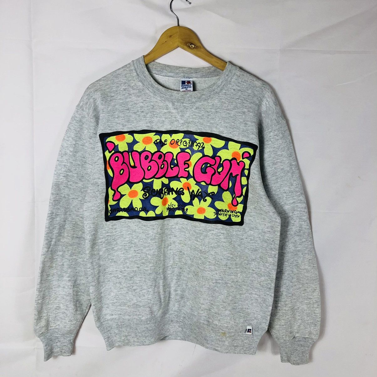 VINTAGE RUSSEL ATHLETIC THE ORIGINAL BUBBLEGUM CREWNECK
