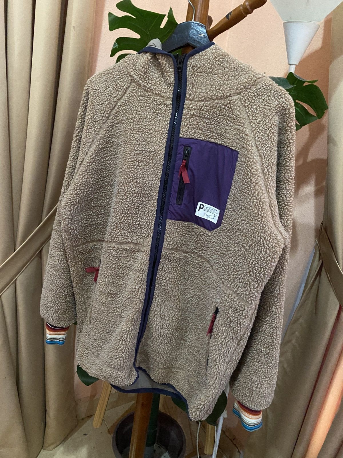Japanese Brand VINTAGE POWER TO THE PEOPLE FLEECE HOODIE Size US L / EU 52-54 / 3 - 3 Thumbnail