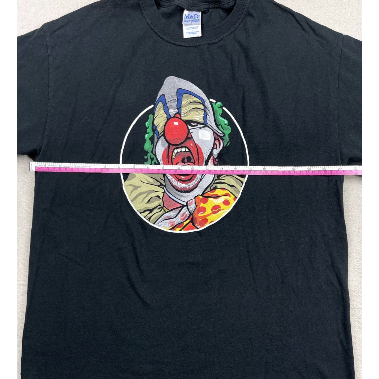 Vintage VINTAGE Yucko The Clown T Shirt – Shirt – Adult L – Black – Cotton – Logo Graphic – 2000s Y2K Prank Comic Howard Stern – Mens Size US L / EU 52-54 / 3 - 5 Thumbnail