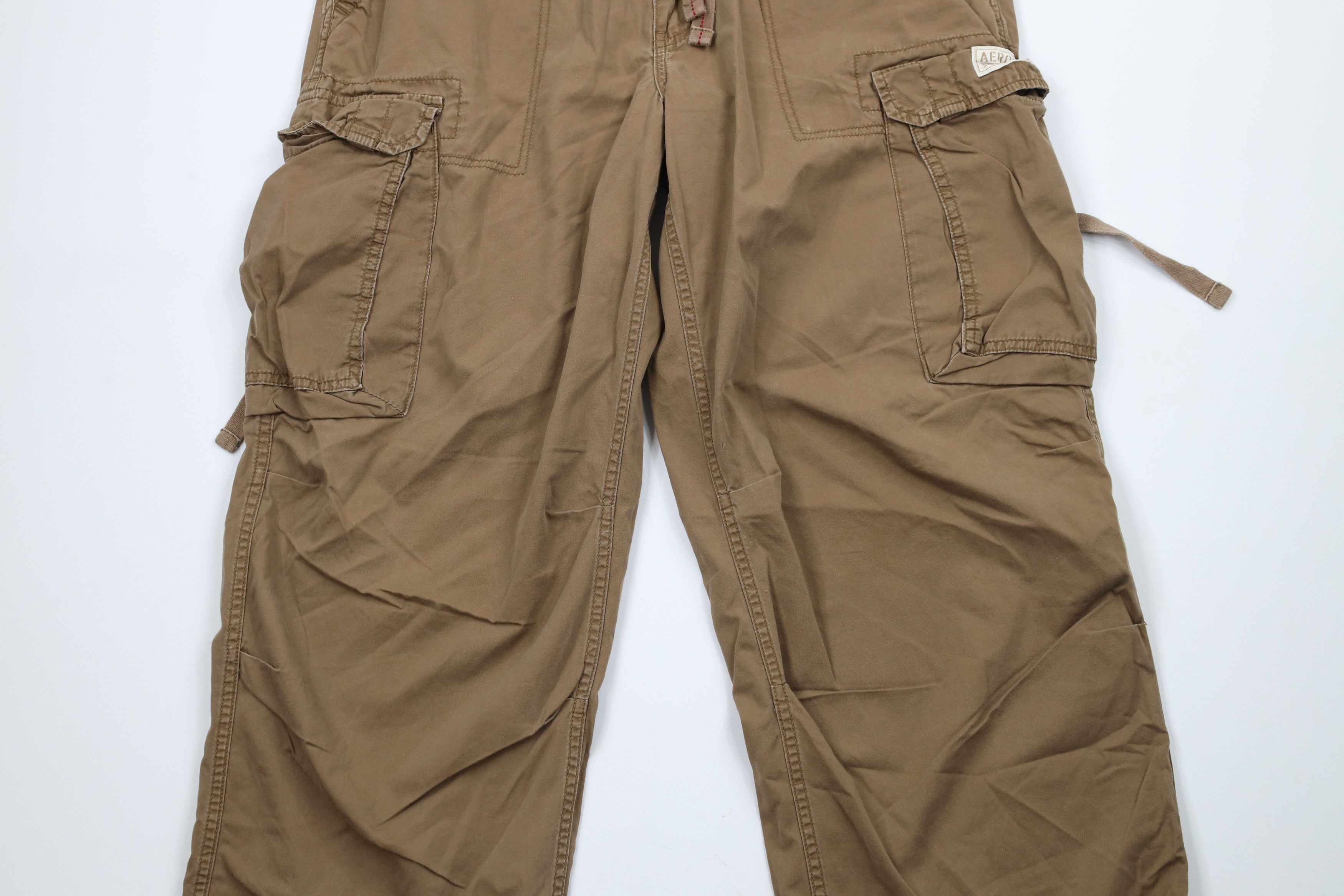 Aeropostale × Vintage Vintage Y2K Aeropostale Wide Leg Cargo Pants Skateboarding Size US 32 / EU 48 - 3 Thumbnail