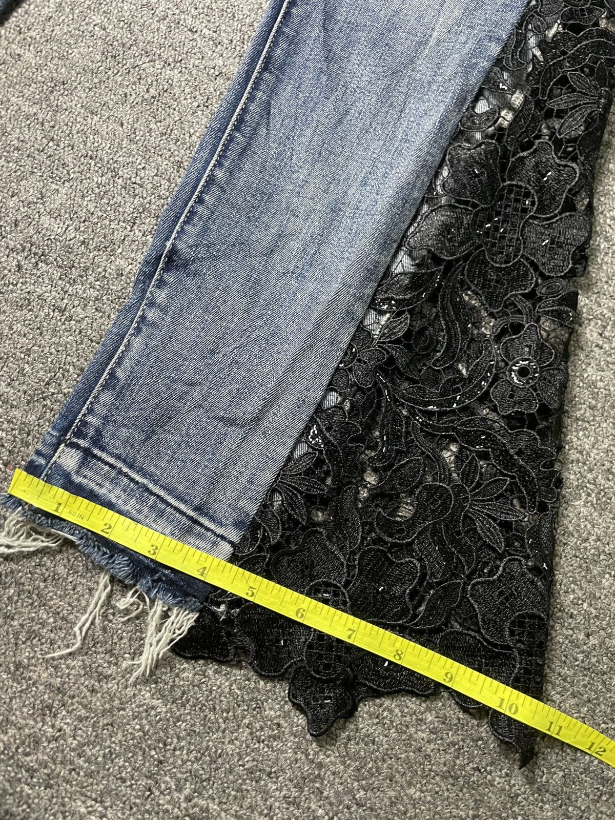 Japanese Brand × Vintage Hysteric Glamour x MaxSmile Jeans with Lace (90) Size 27" / US 4 / IT 40 - 12 Thumbnail