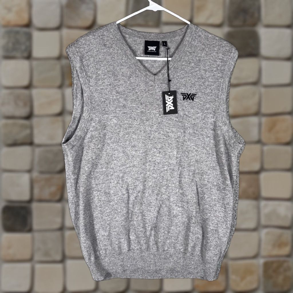 Vintage PXG Parsons Xtreme Golf Cashmere Sweater Vest Mens L Gray Size US L / EU 52-54 / 3 - 1 Thumbnail