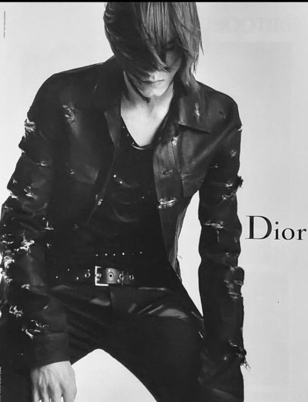 Dior [52] Dior Homme Strip SS04 Waxed Jacket Size US L / EU 52-54 / 3 - 14 Thumbnail