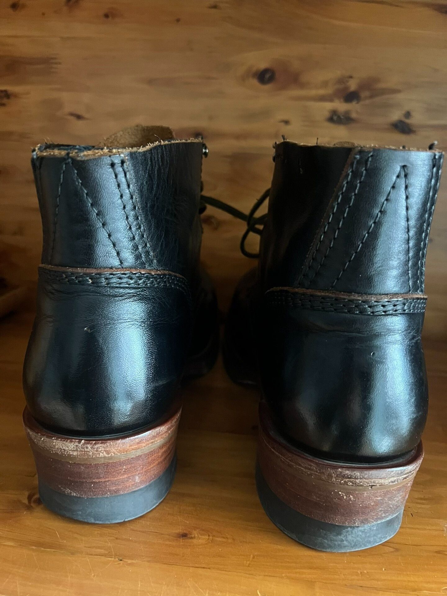 Addict Clothes Japan ADDICT CLOTHES Tea Core Leather Work Boots Size US 9 / EU 42 - 6 Thumbnail
