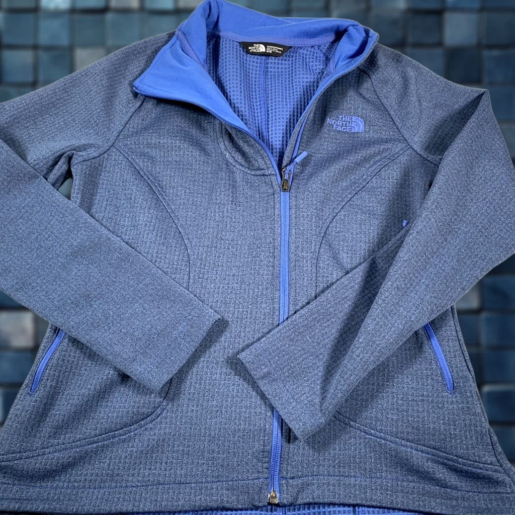 The North Face The North Face Jacket Womens M Blue Full Zip Casual Regular Size Middle-Length Polyester Lined Solid Coat/Outer Shell Mens? Size M / US 6-8 / IT 42-44 - 1 Thumbnail