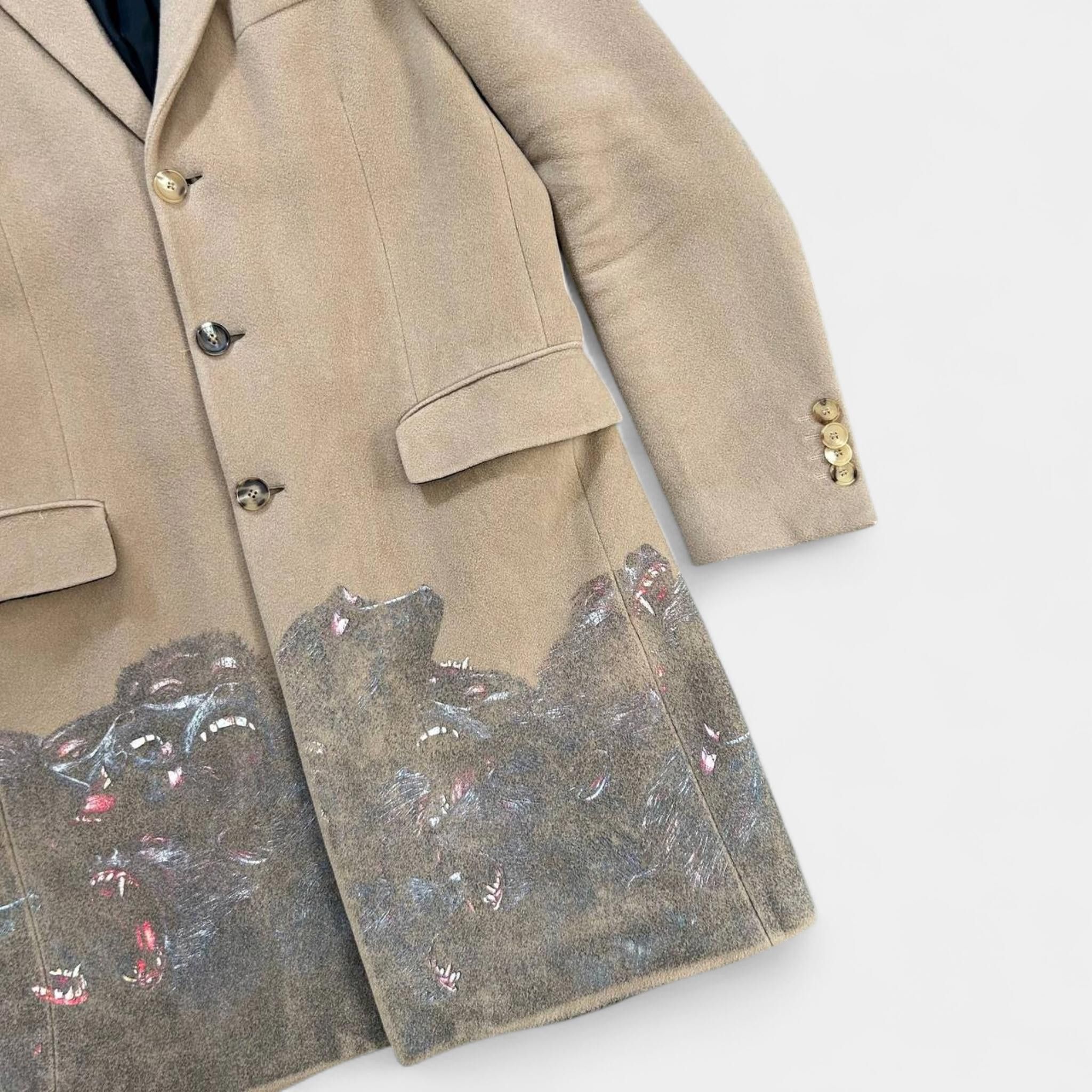 Givenchy Givenchy FW16 Screaming Monkeys Woven Coat Size US M / EU 48-50 / 2 - 2 Thumbnail