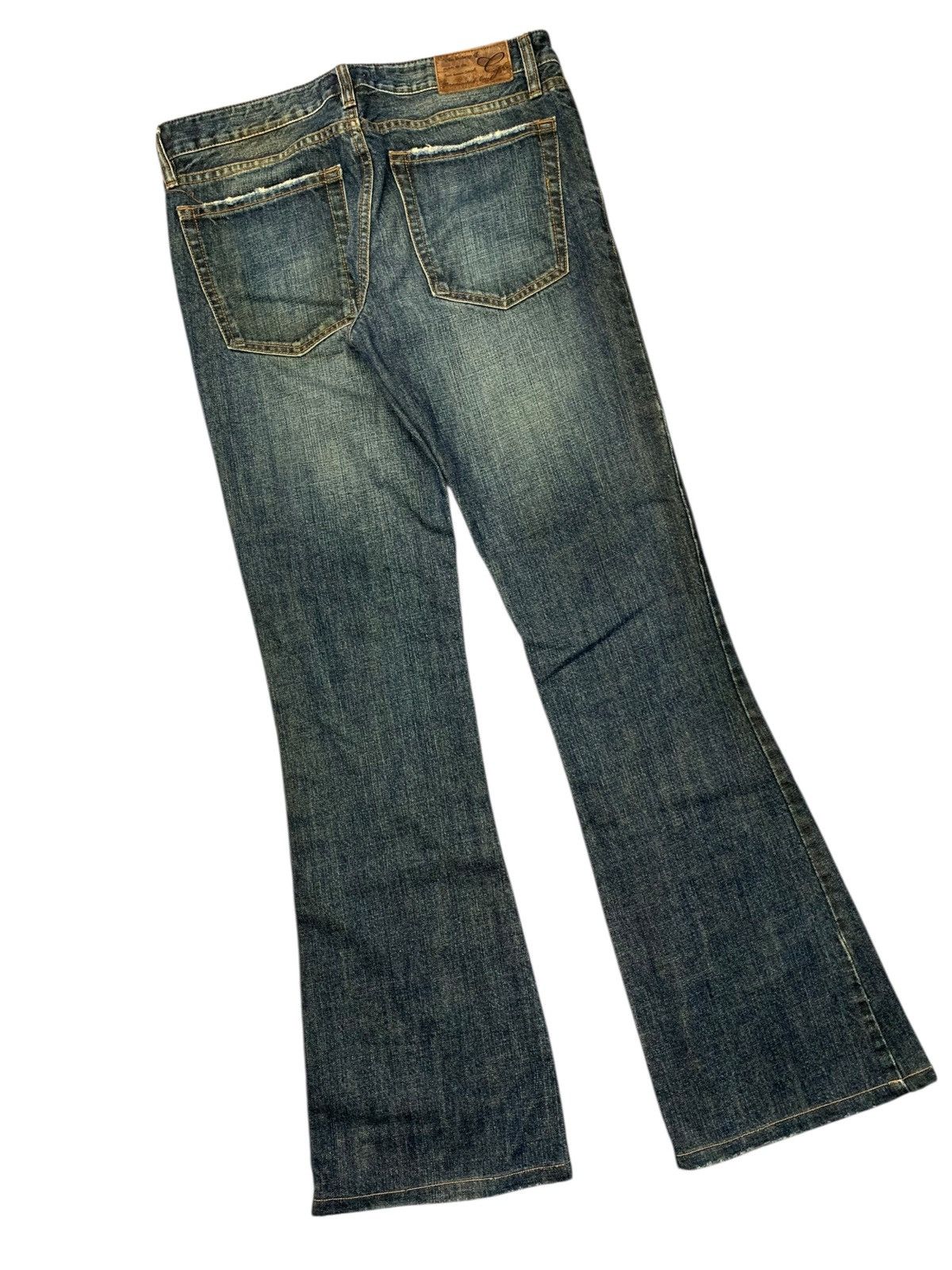 GOA GOA vintage japanese flared faded jeans Size US 31 - 7 Thumbnail