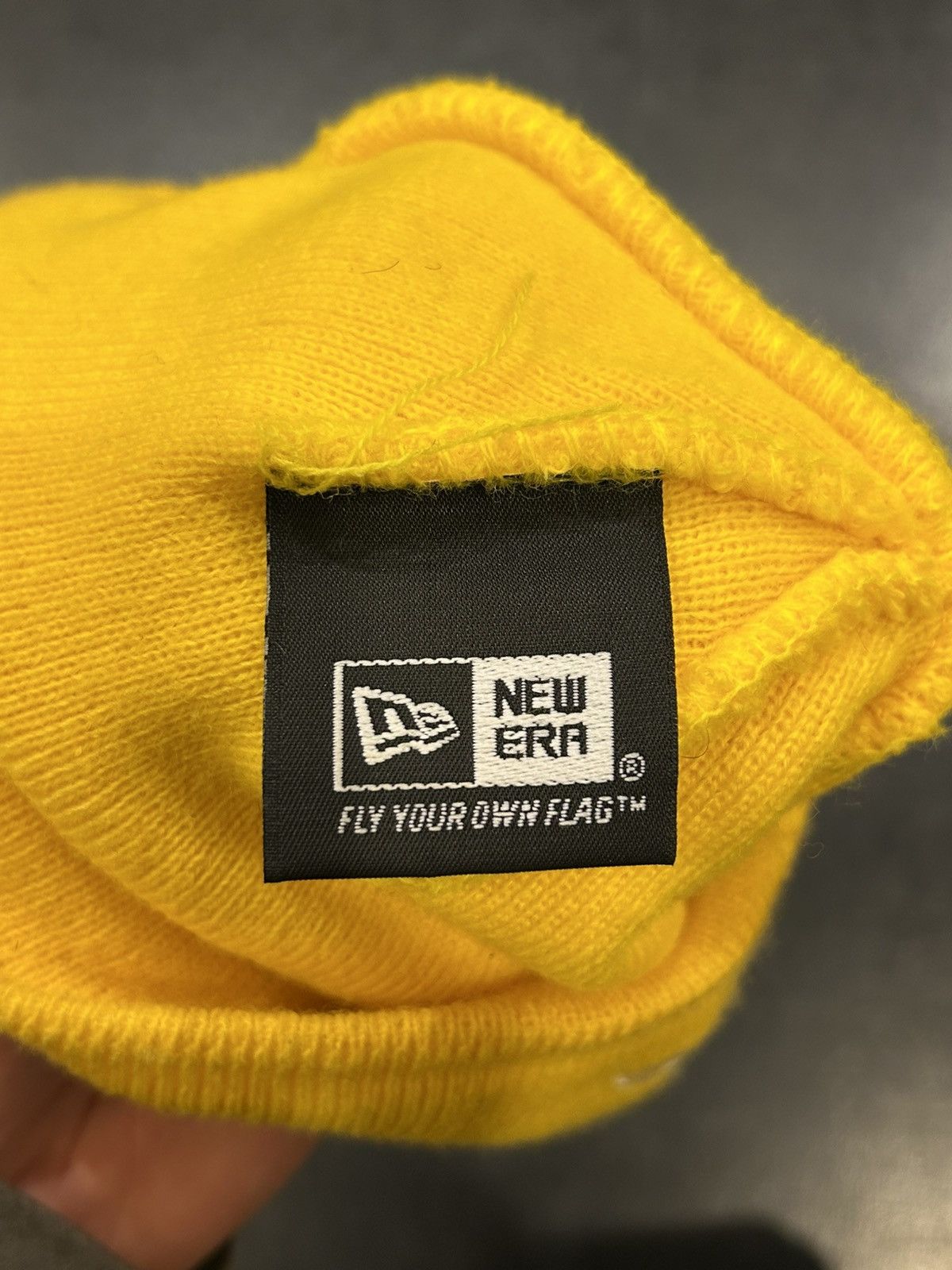 Supreme Supreme New Era Box Logo Beanie - Yellow Size ONE SIZE - 3 Thumbnail
