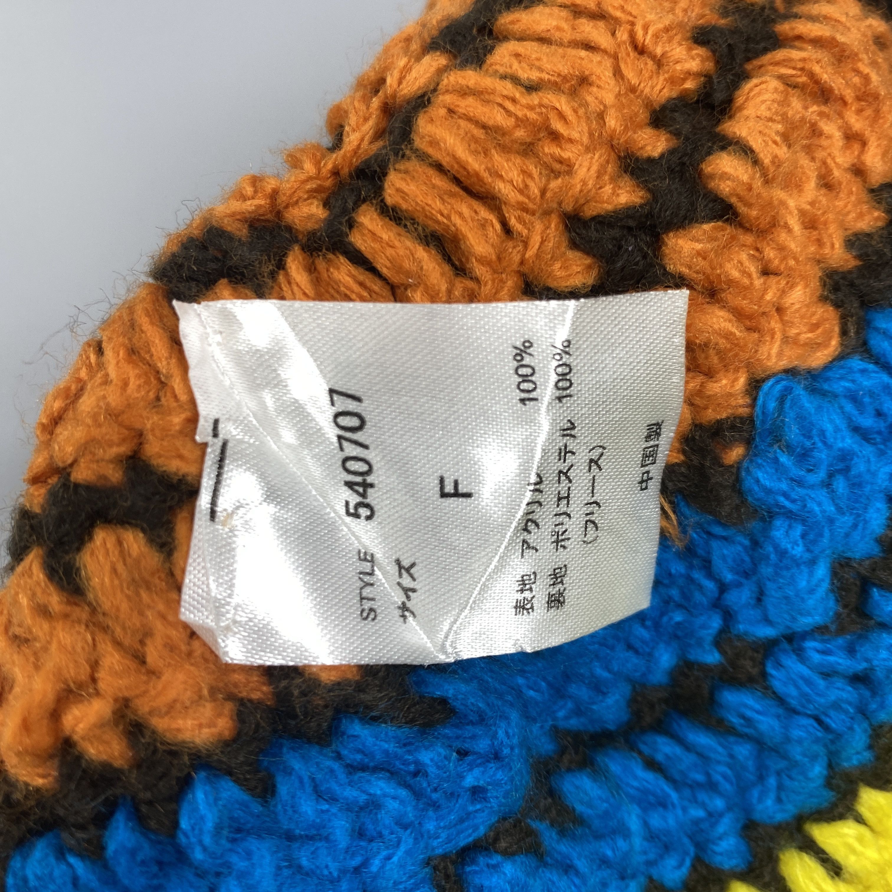 Japanese Brand Multicolor Knitted Beanie With Pom Pom -BN807 Size ONE SIZE - 8 Thumbnail