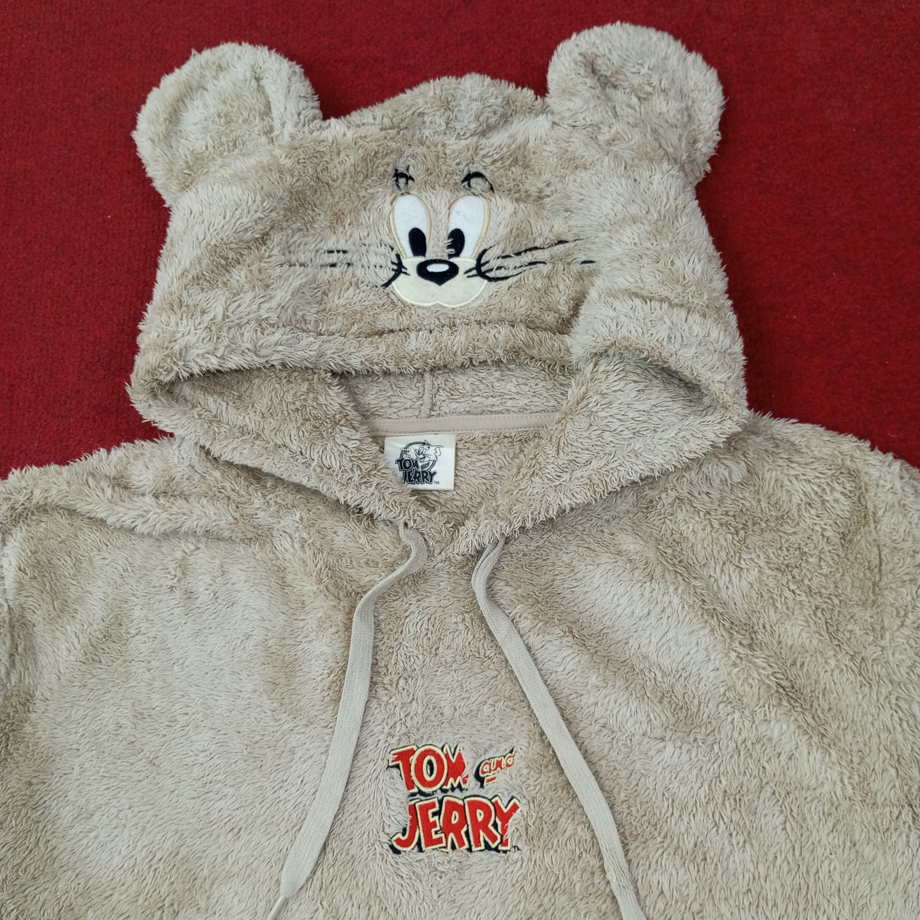 Vintage Tom & Jerry Cartoon Character Hoodies c245n23 Size US L / EU 52-54 / 3 - 2 Thumbnail