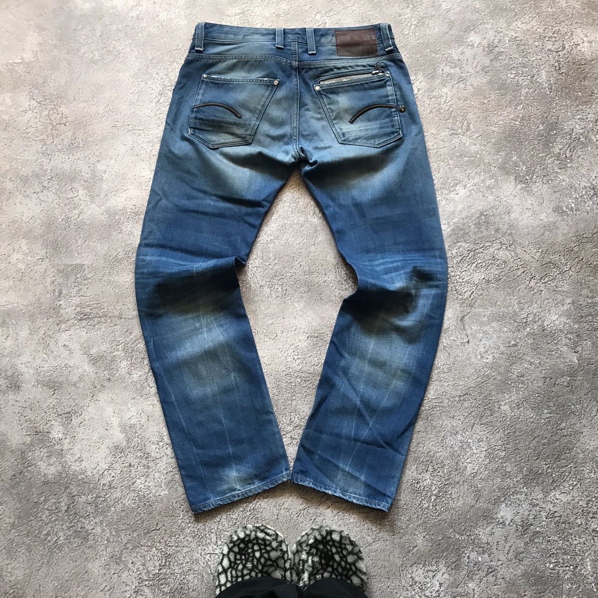 G-Star vintage gstar japan jeans distressed low rise flared 90s Size US 32 / EU 48 - 6 Thumbnail