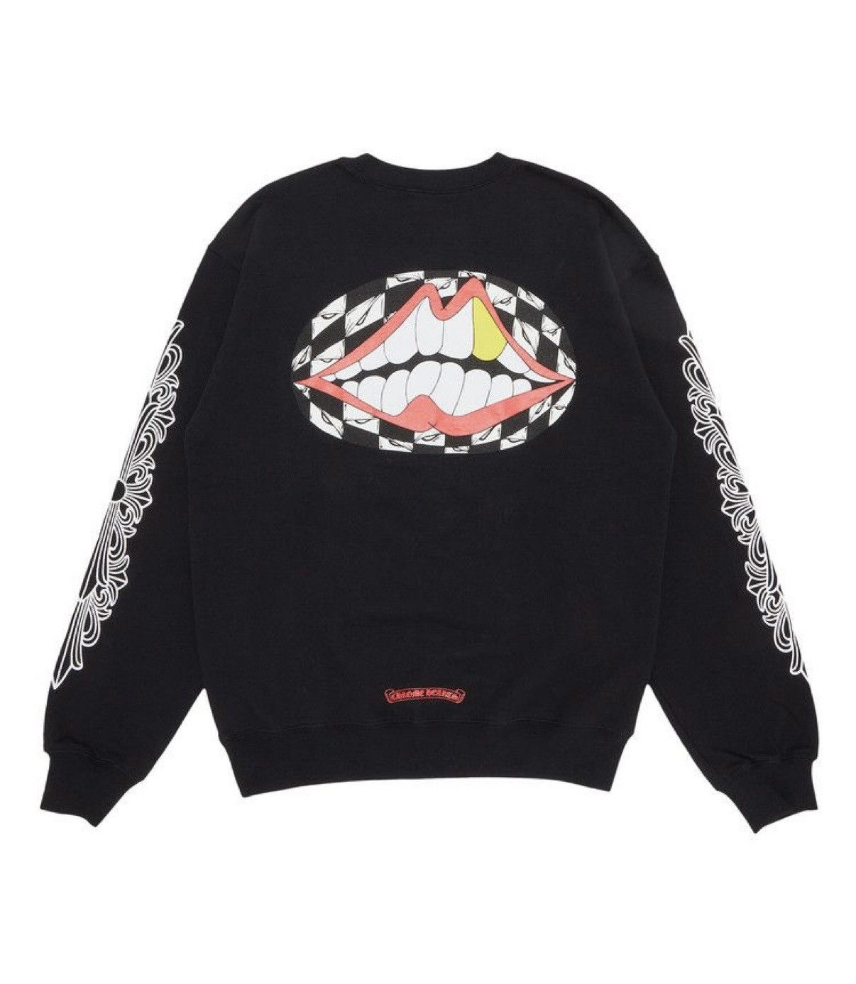Chrome Hearts Chrome Hearts x Matty Boy “Lips Floral” Crewneck Black Sz M Size US M / EU 48-50 / 2 - 1 Thumbnail