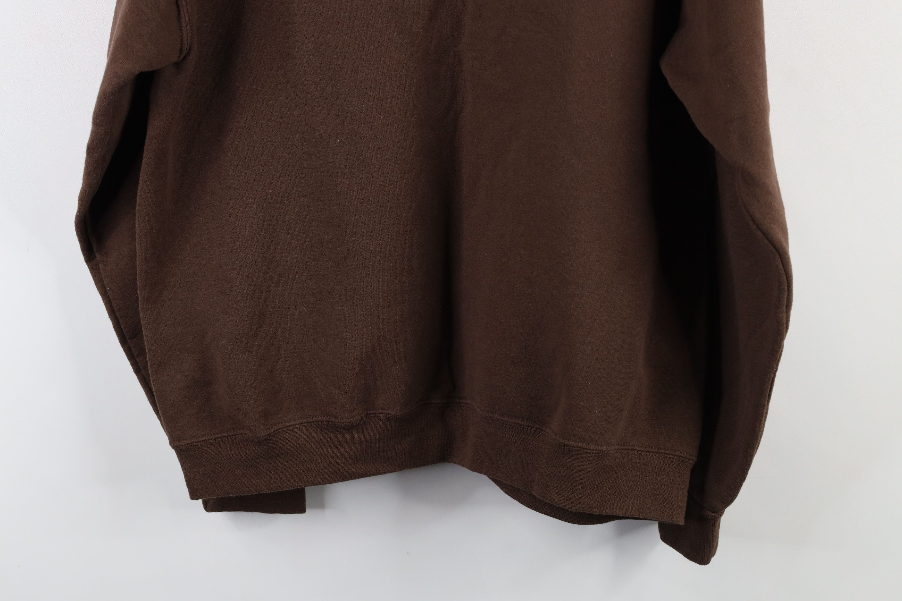 Vintage Vintage 90s Streetwear Flowers Pumpkin Sweatshirt Brown Size L / US 10 / IT 46 - 11 Thumbnail