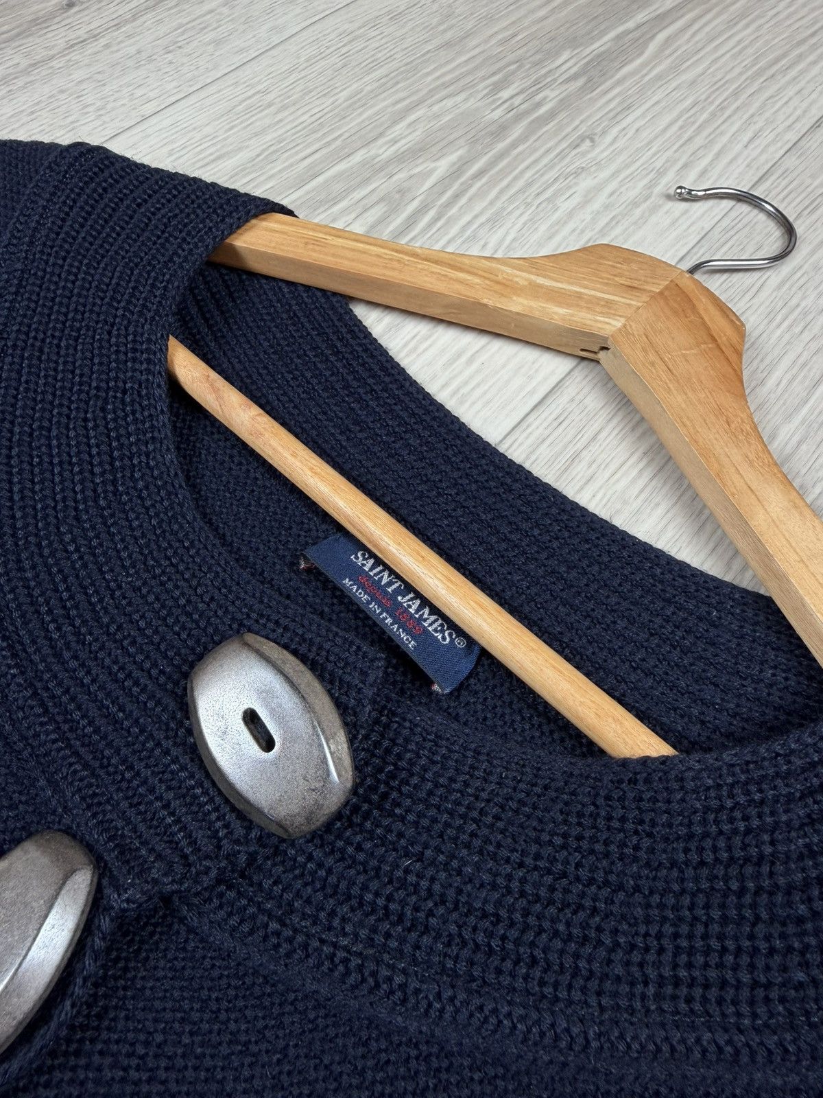 Saint James Saint James Adrets Reedit Wool Blend Cardigan Jumper Size M / US 6-8 / IT 42-44 - 8 Thumbnail