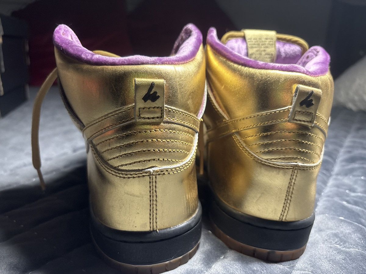 Nike SB NIKE SB DUNK HIGH QS (Trumpet) x HUMIDITY 2018 Size US 11 / EU 44 - 7 Thumbnail