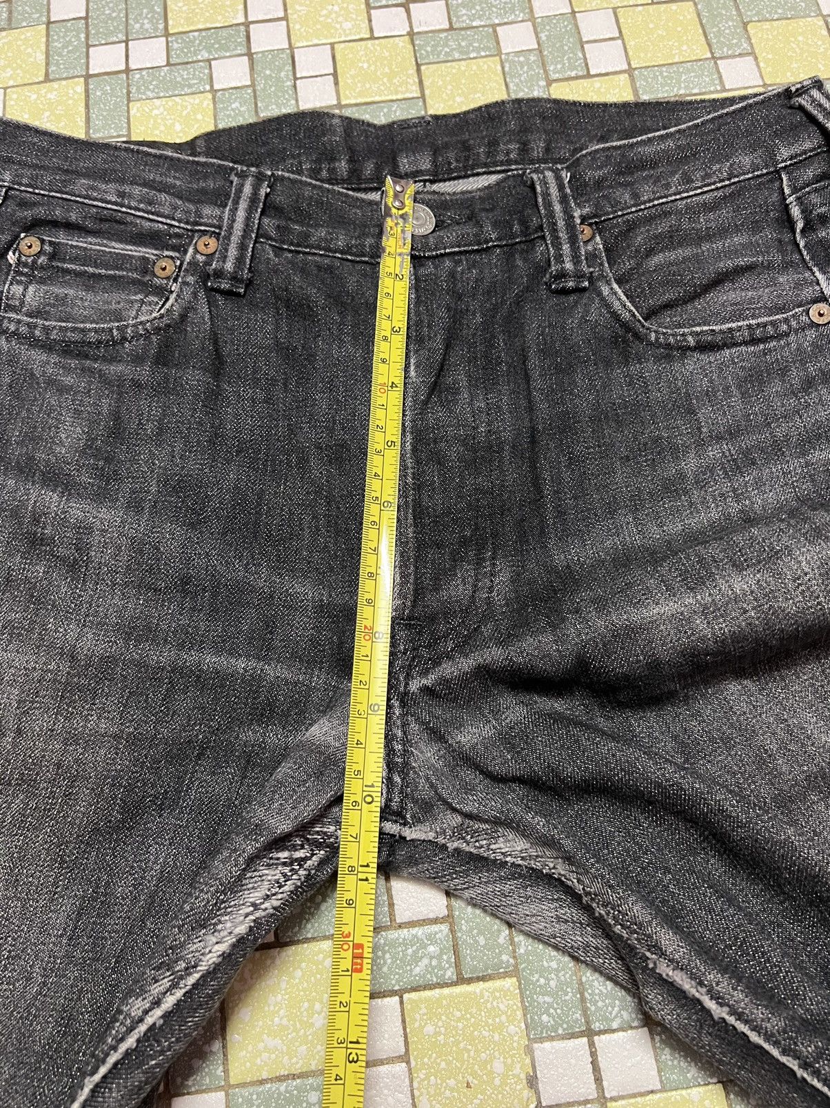 Full Count & Co. Black Faded Full Count Co. Ltd Osaka Selvedge Denim Jeans Size US 30 / EU 46 - 13 Thumbnail
