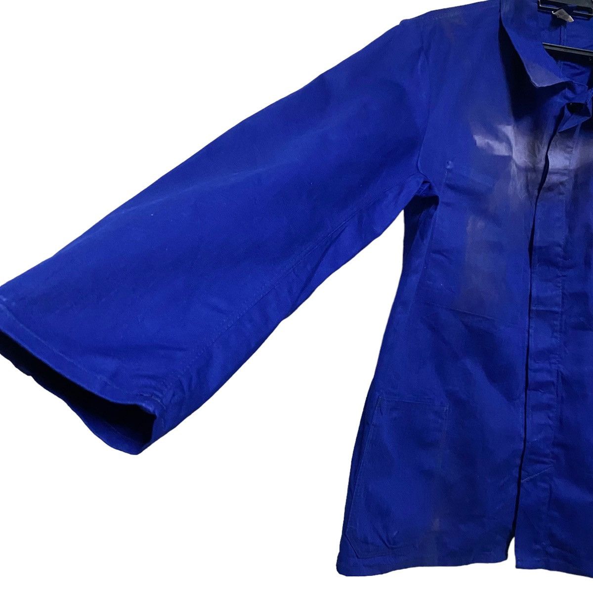Le Laboureur Vintage 60s Sanfor French Worker Chore Jacket Sunfaded Hbt Size US XL / EU 56 / 4 - 5 Thumbnail