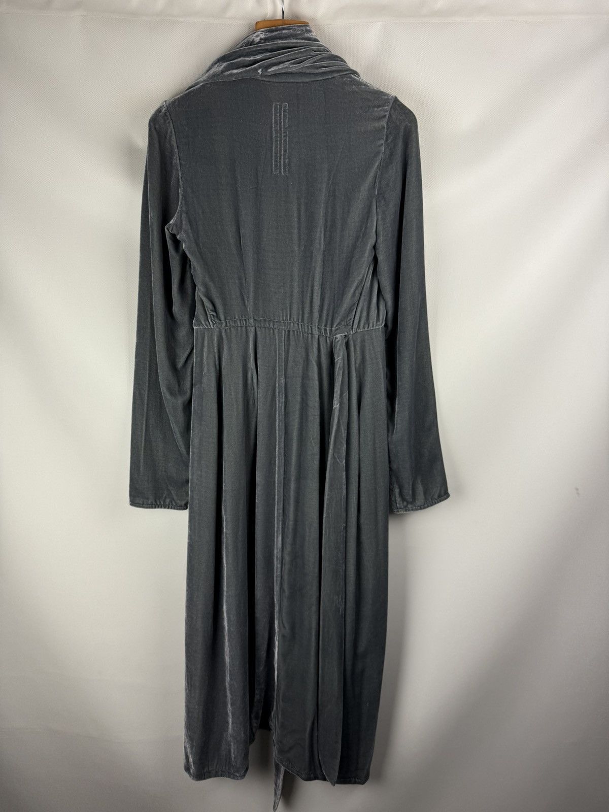 Rick Owens Rick Owens Avant-Garde Velvet Wrap Midi Cardigan Dress Size S / US 4 / IT 40 - 15 Thumbnail