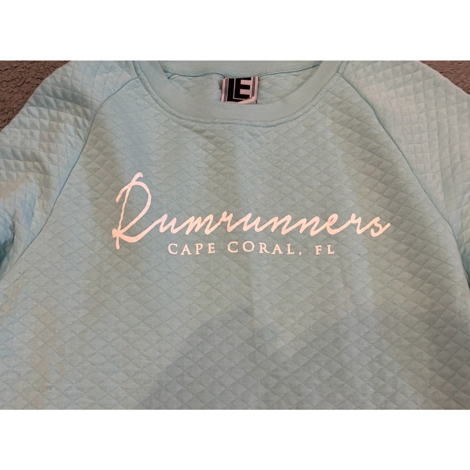 Vintage Rumrunners Cape Coral Top Womens Medium Liquid Energy Long Sleeve Pullover Size M / US 6-8 / IT 42-44 - 2 Thumbnail